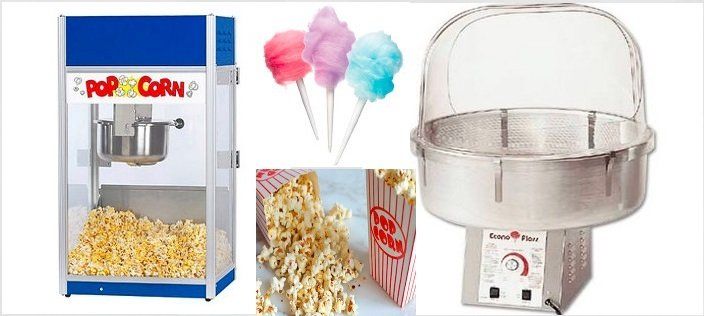 popcorn and cottoncandy