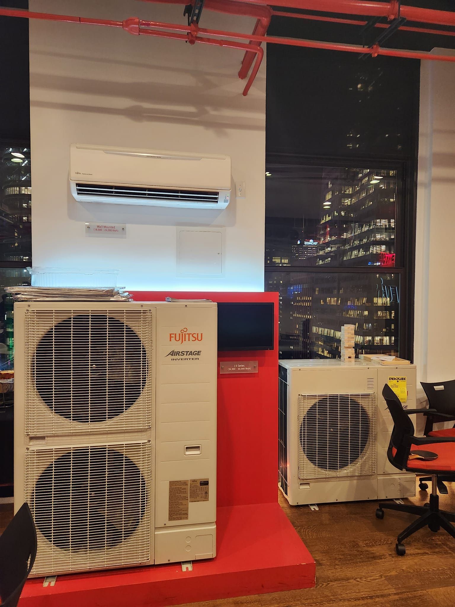 Air Conditioning units display