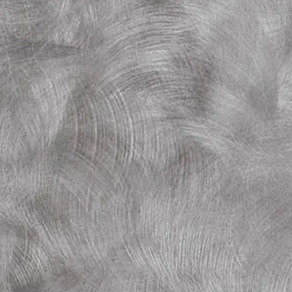 Gray textured abstract background with faint circular brush-like patterns