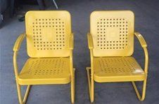 Sandblasted chairs