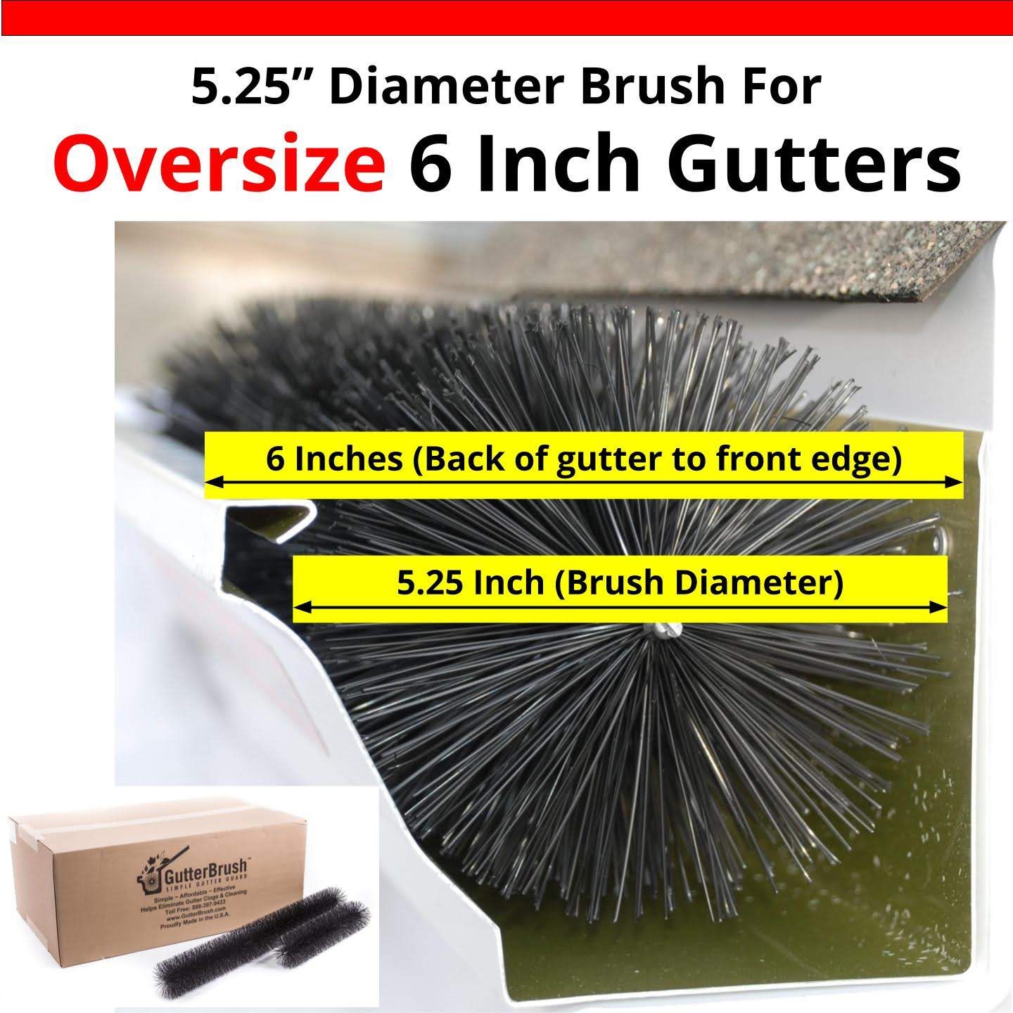 Oversize 6 Inch Gutters