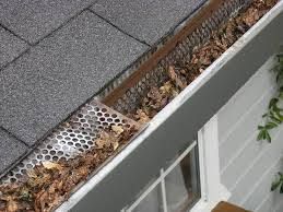 a gutter on a house
