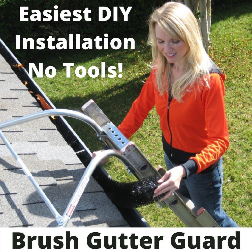 Brush Gutter Guard DIY Installation