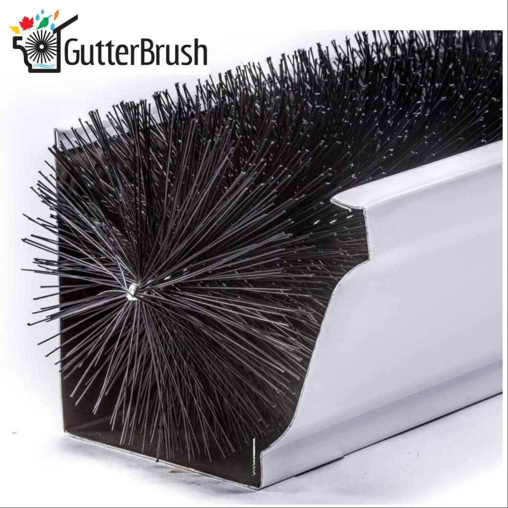Gutter Brush Side Shot With Logo