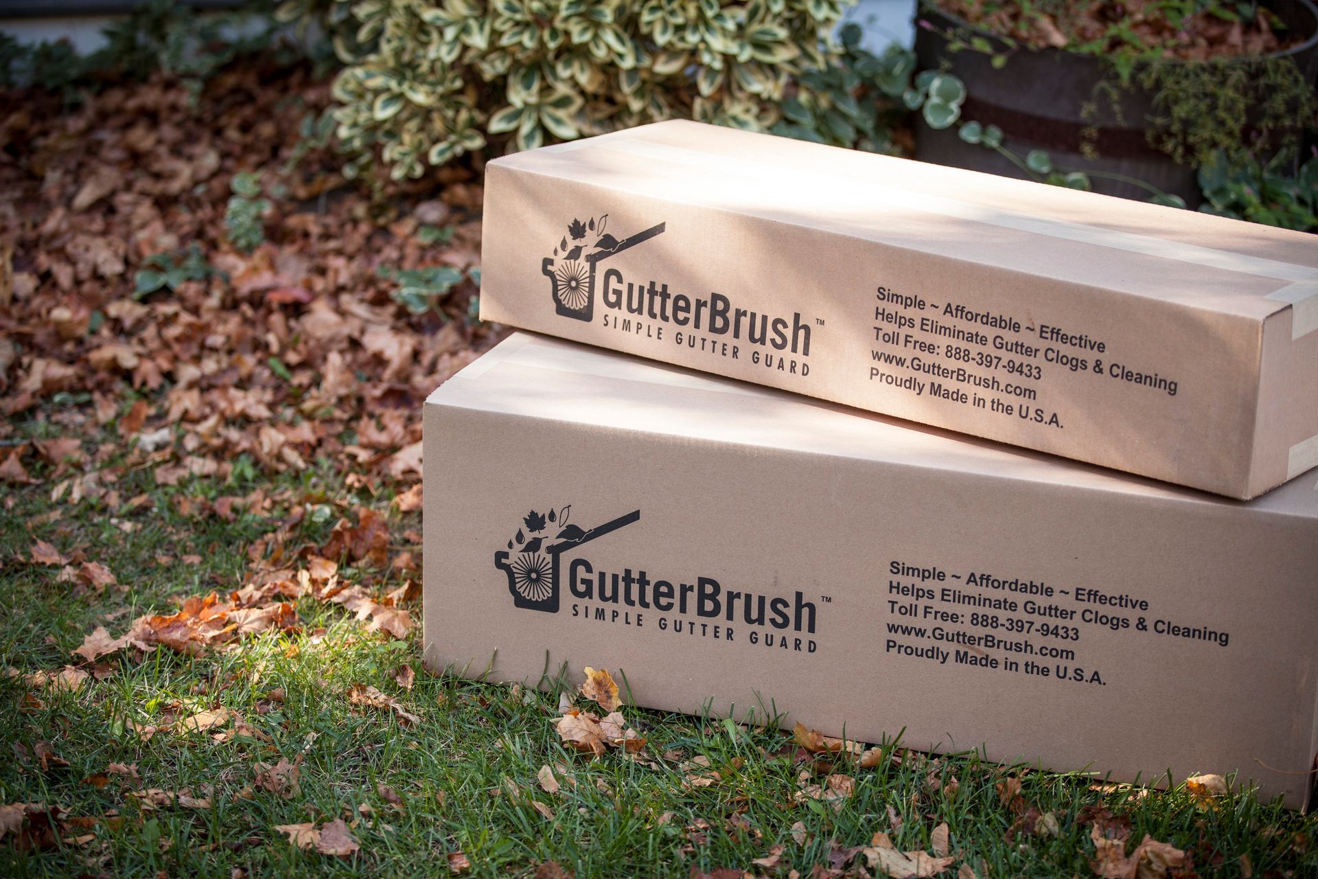 Boxes of gutter brush