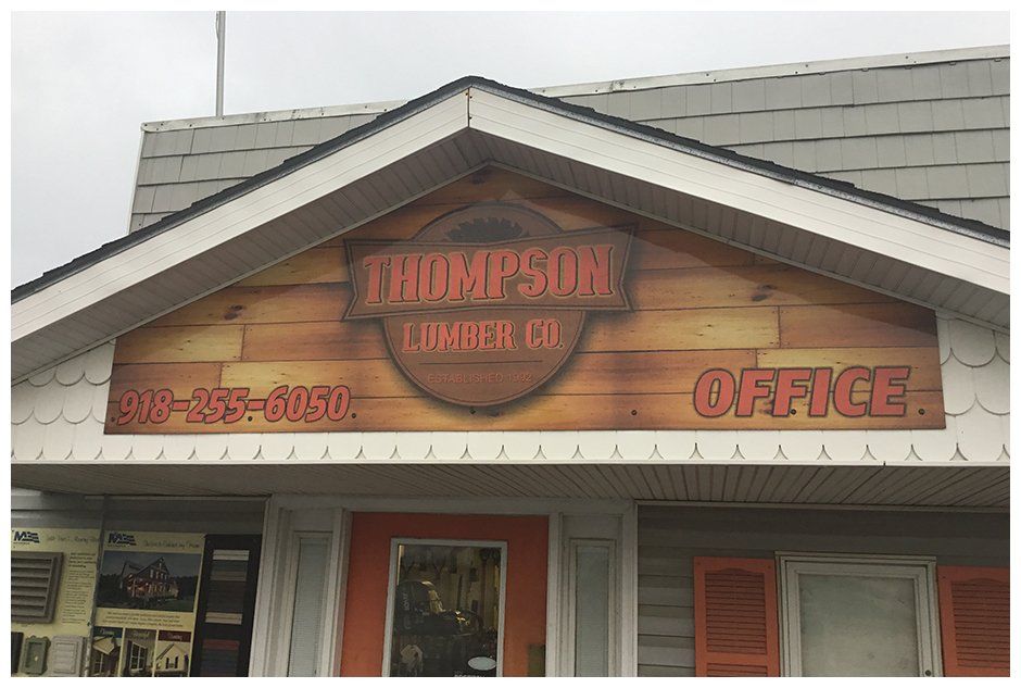 Thompson lumber shopfront