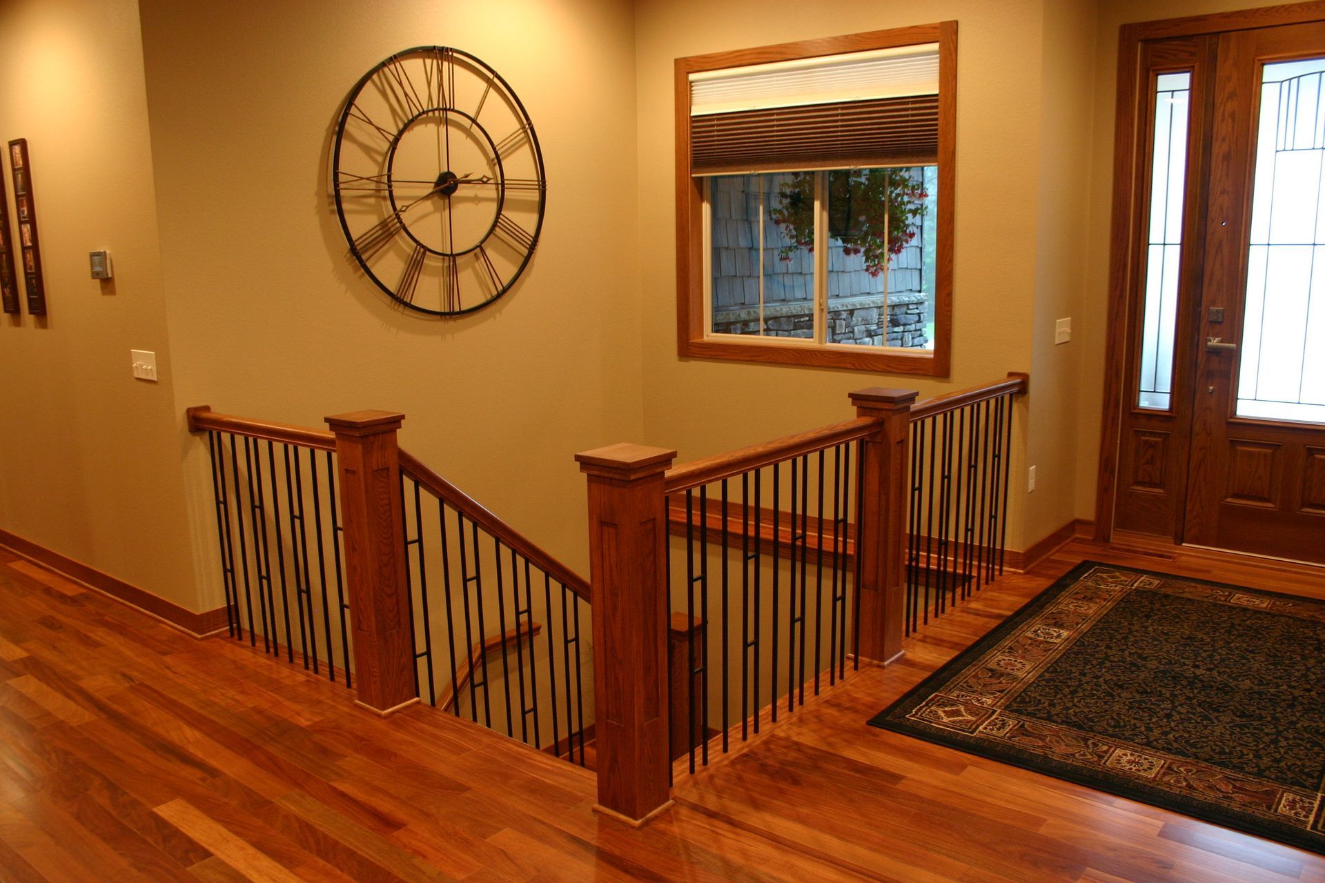 Wood newel posts