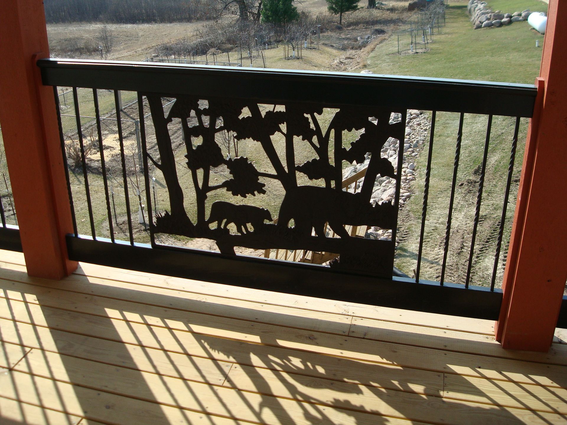 Customized railing
