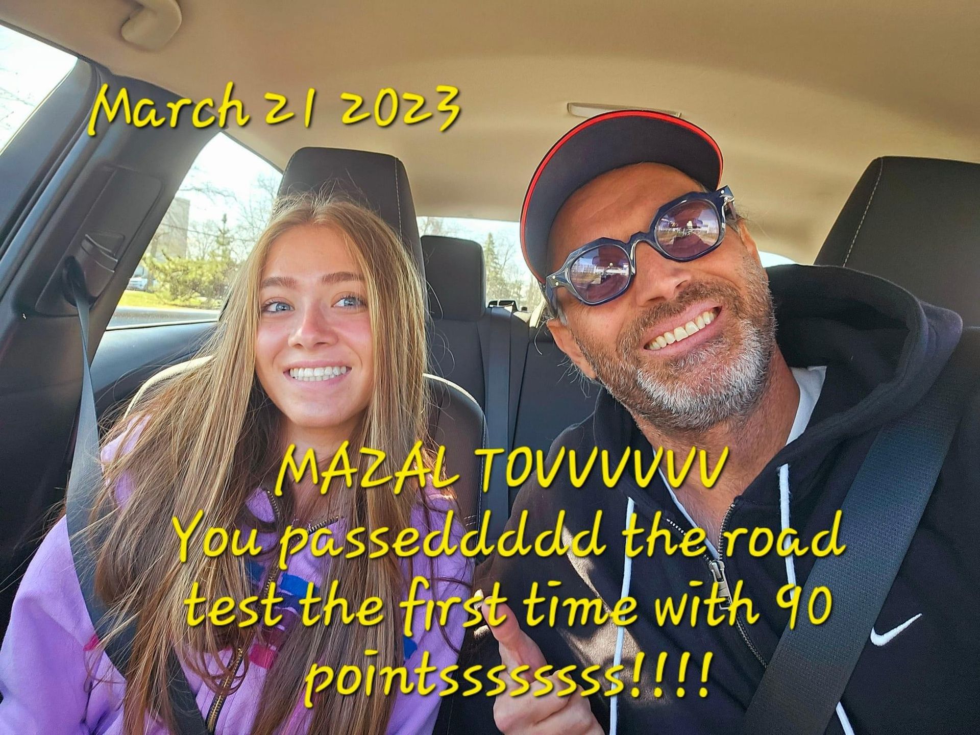 Driving school examination