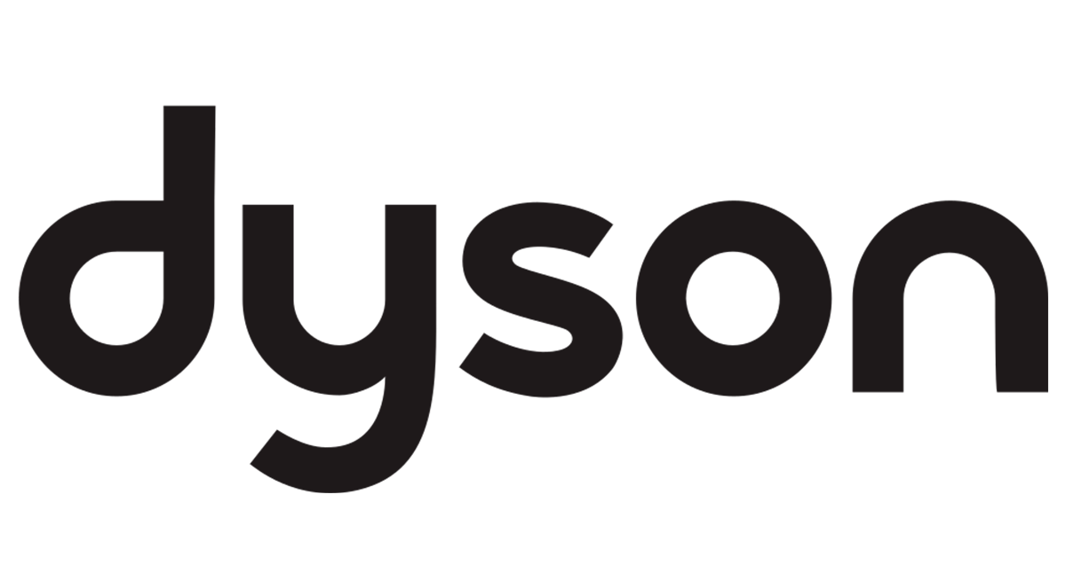 Dyson logo, black text on a white background.