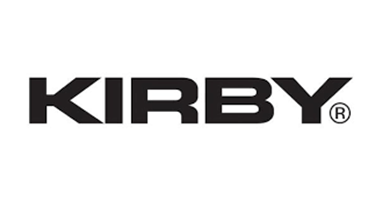 Kirby logo in bold black text on a white background.