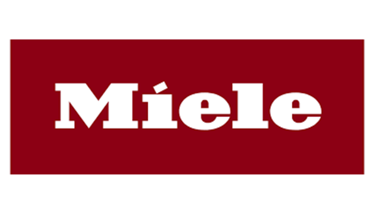 Miele logo: White text 