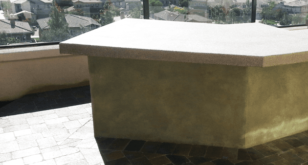 concrete table