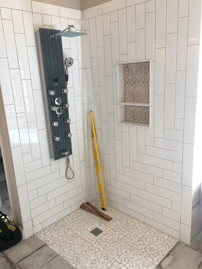 Shower glass enclosure