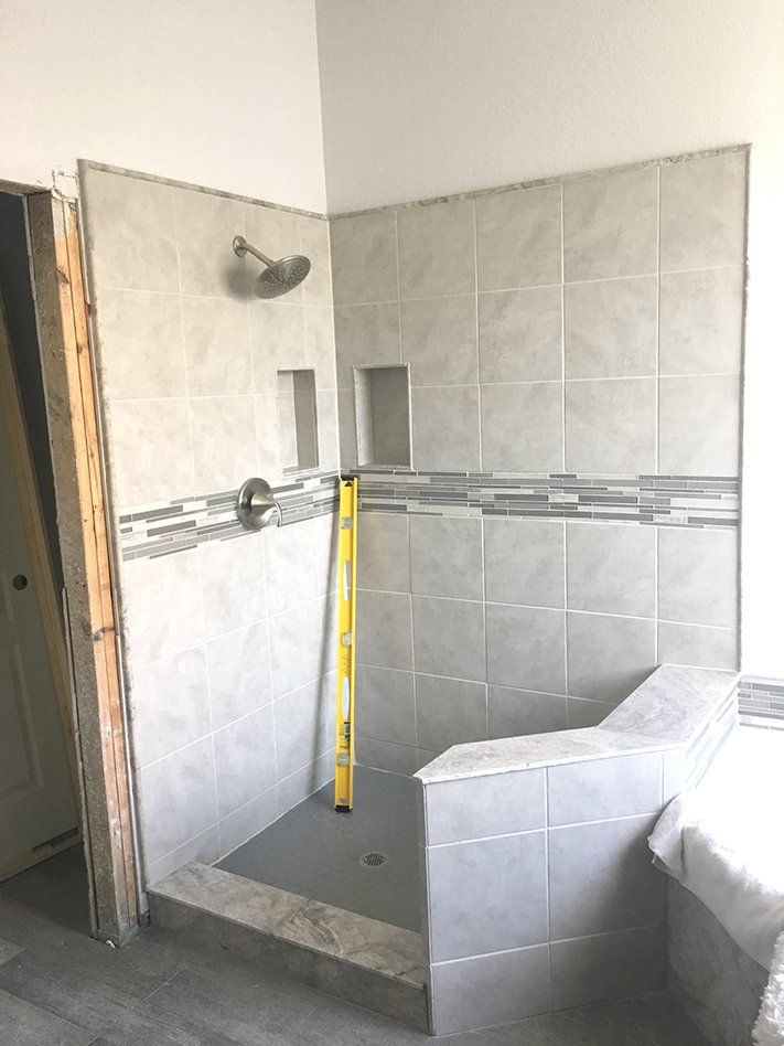 Shower glass service