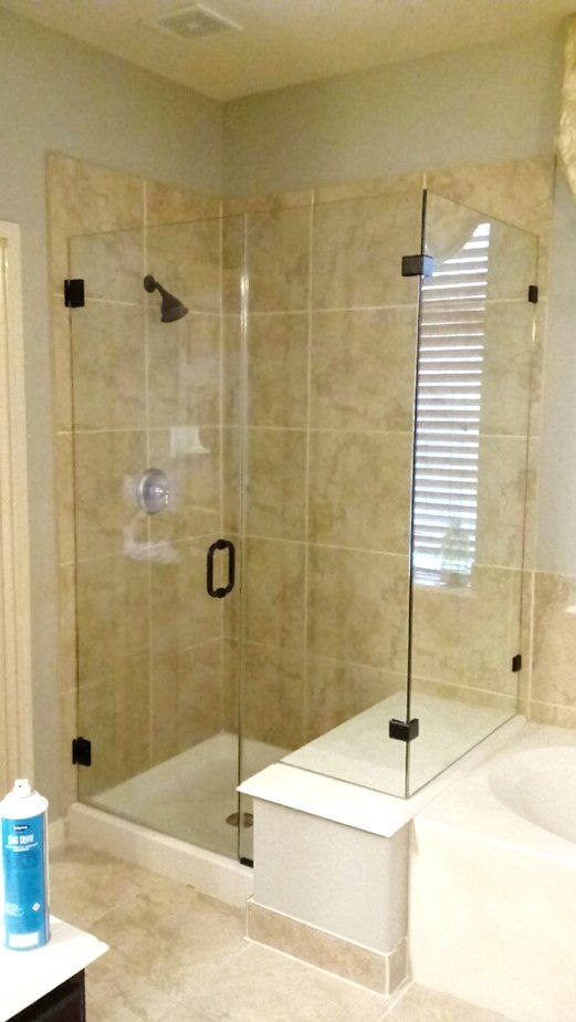 Shower glass enclosure