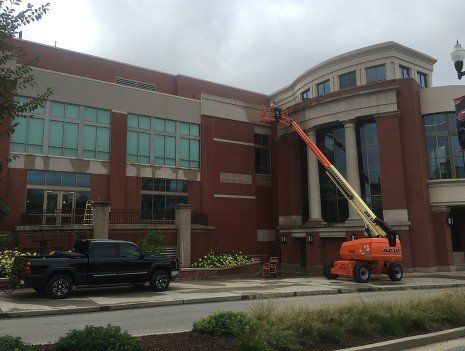 Pressure cleaning finished project