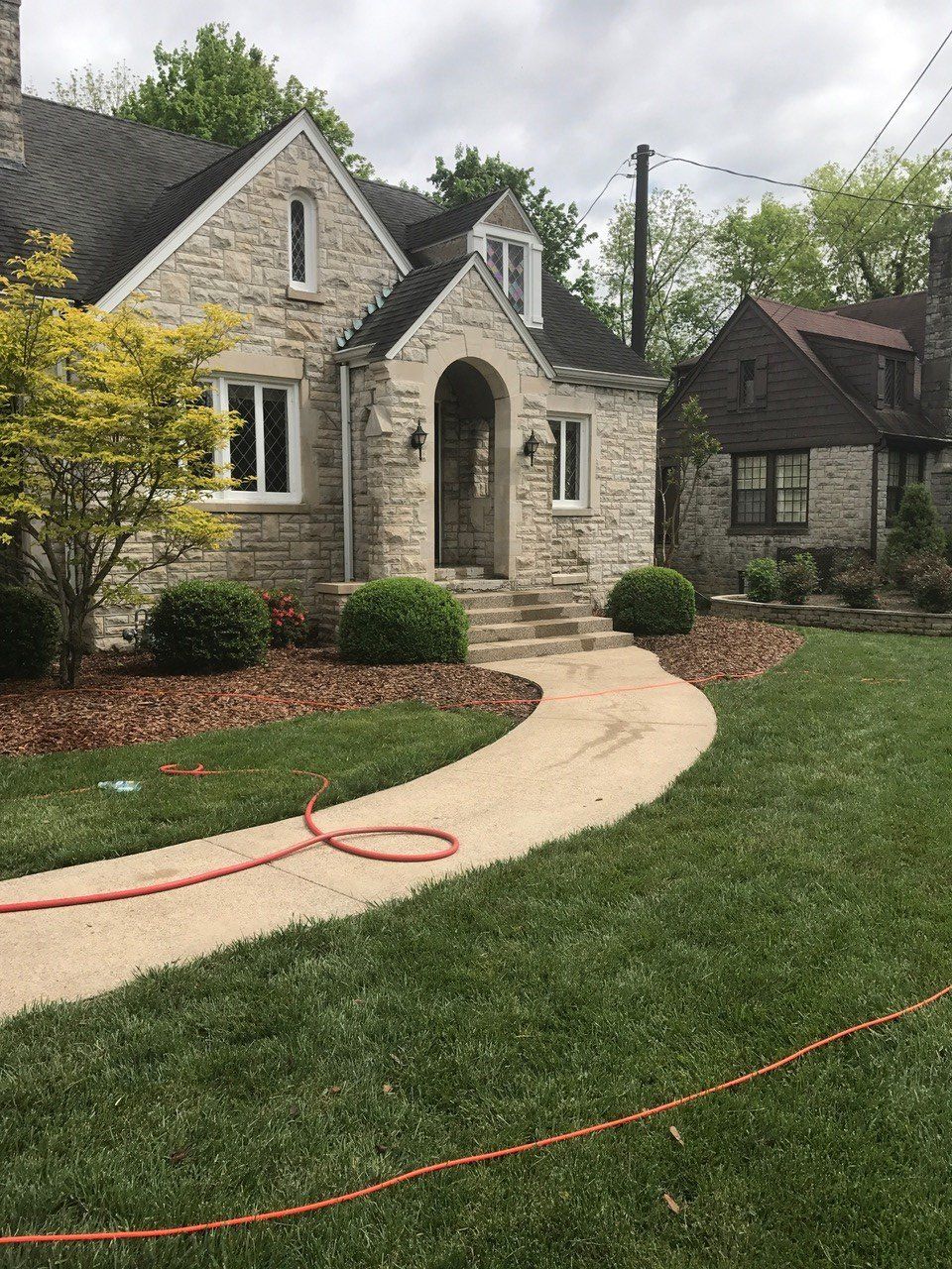 Pressure cleaning finished project
