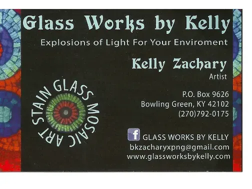 Glass works by Kelly