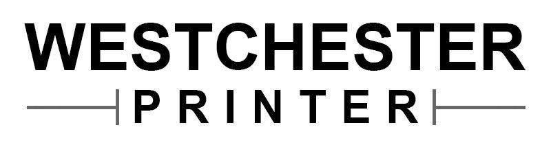 Westchester Printer logo in black text with thin horizontal lines on a white background