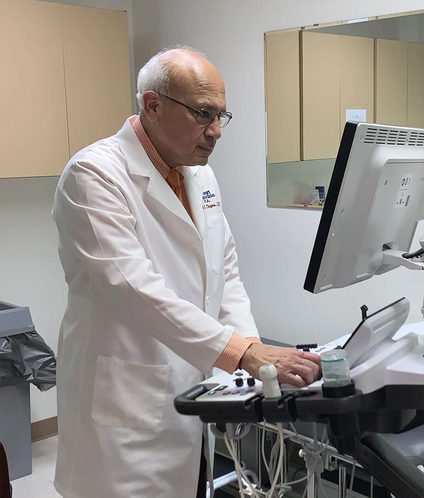 Ashok Chopra is working on a medical machine