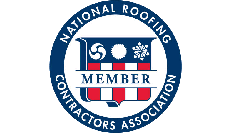 The logo for the national roofing contractors association