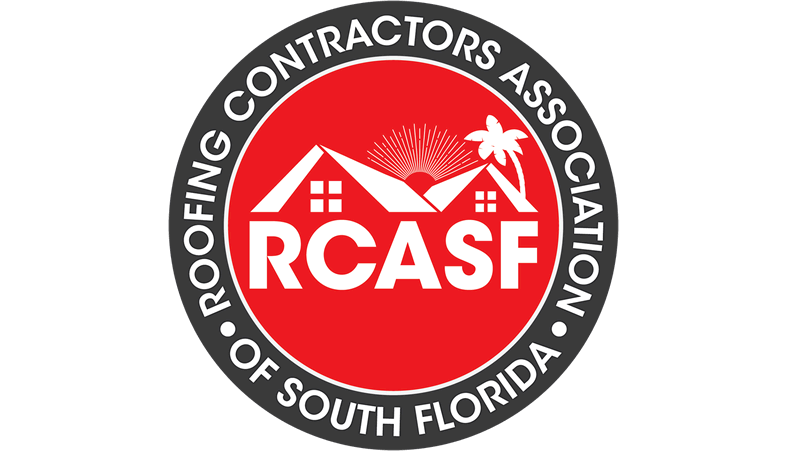 The logo for the roofing contractors association of south florida