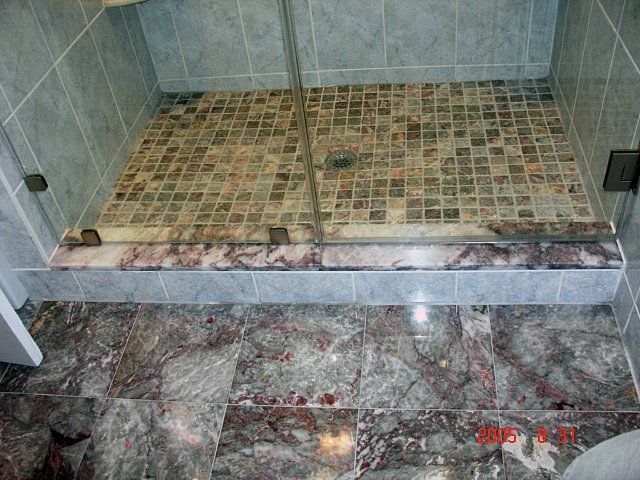 Bathroom floor