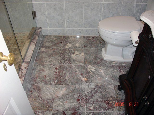 Bathroom floor