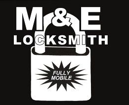 M & E Locksmith Logo