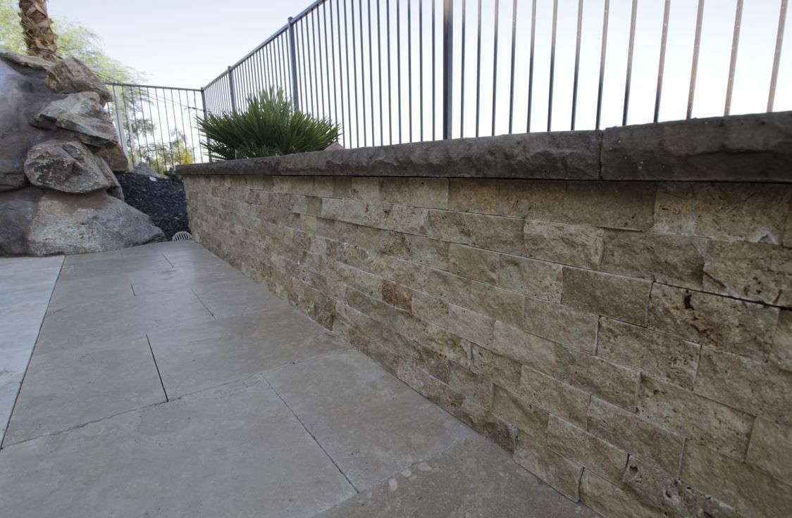Stone Veneer Wall