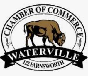 A logo for the waterville chamber of commerce