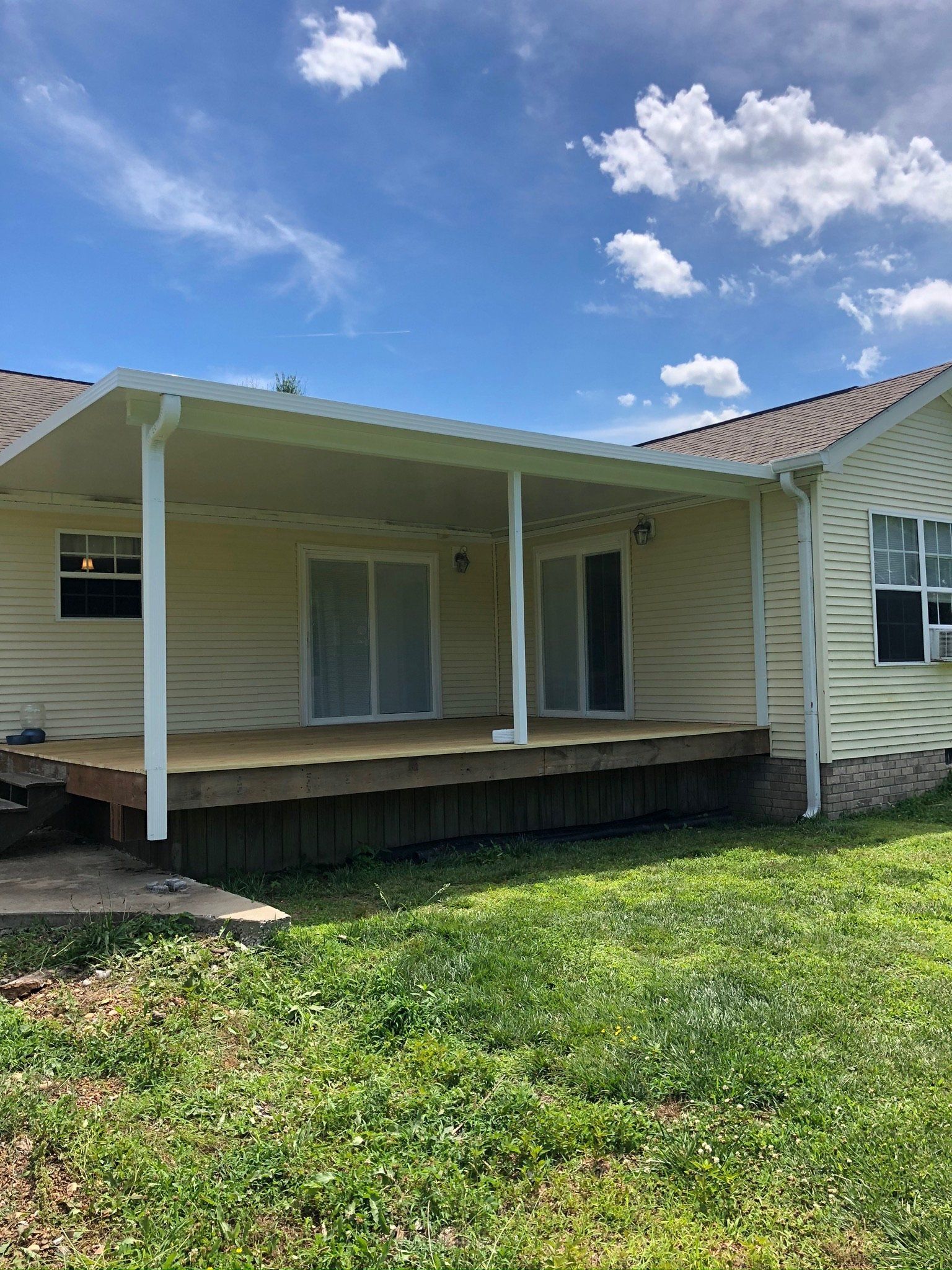 house exterior with grass