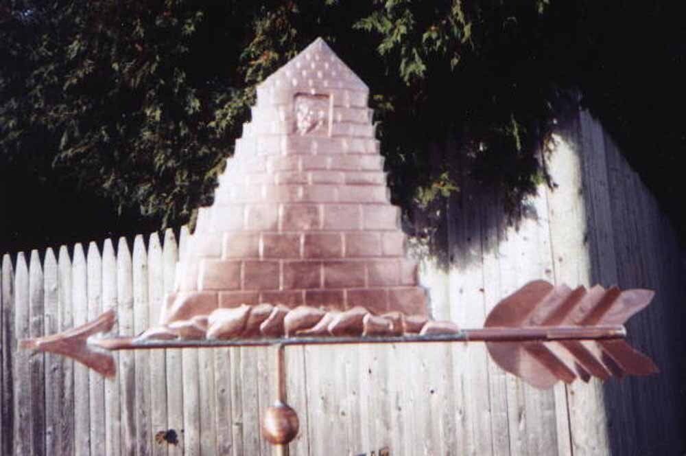Landmark weathervane