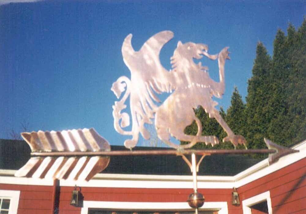 Mythical weathervane