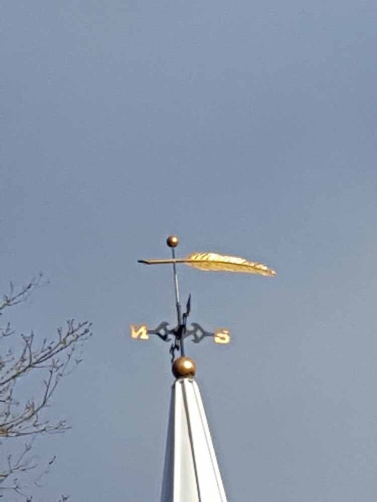 Restored weathervane