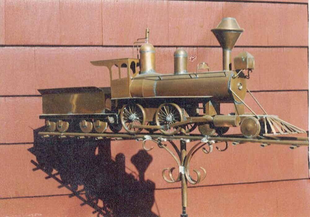 Train weathervane