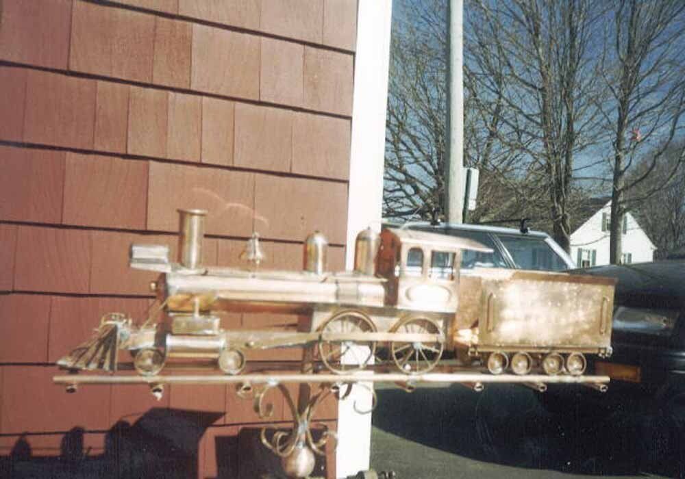 Train weathervane