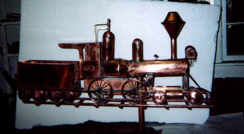 Train weathervane