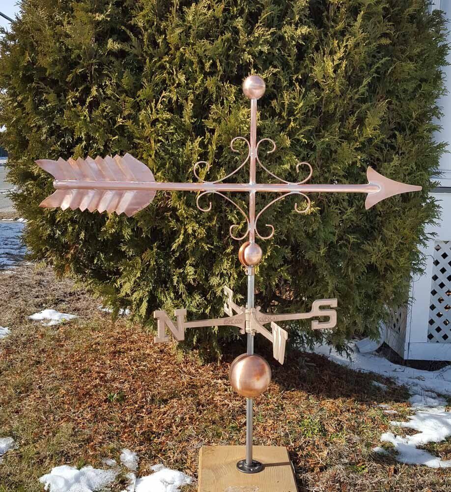 Arrow weathervane