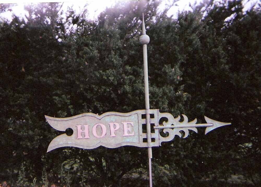 Banner weathervane