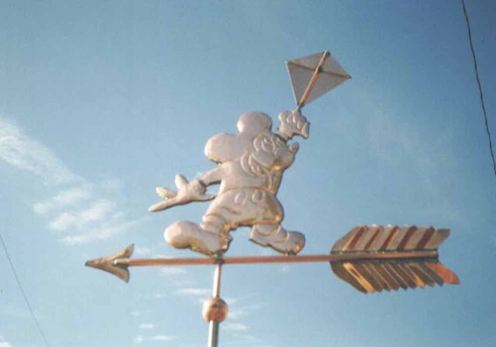 Character weathervane