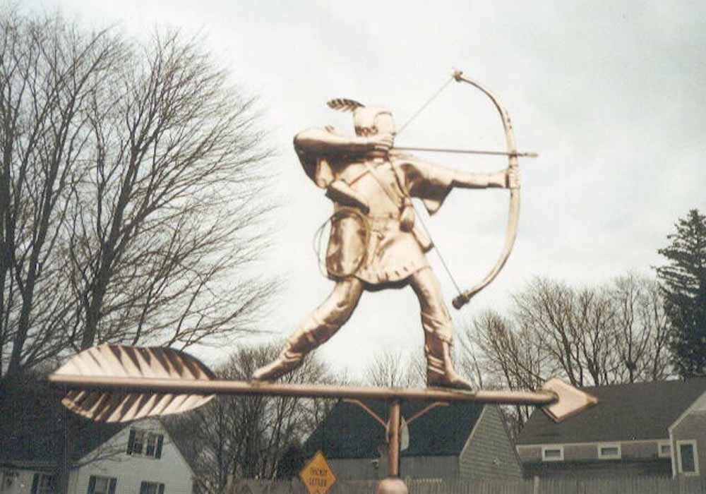 Character weathervane