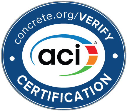 ACI certification seal