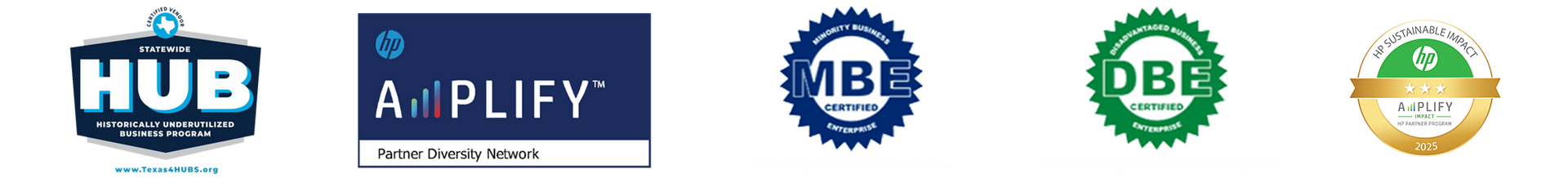 HUB, Amplify, MBE, DBE, and HP Sustainable Impact