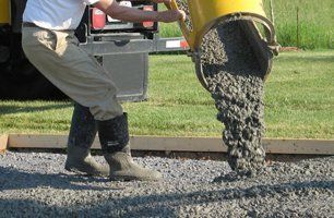 concrete pouring