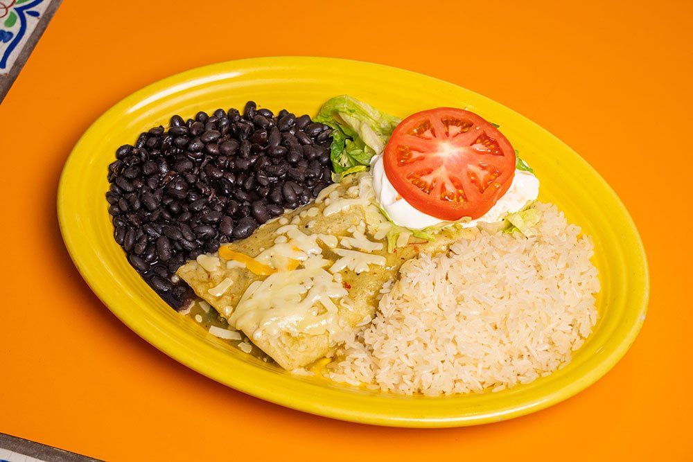 Dish with Black Beans