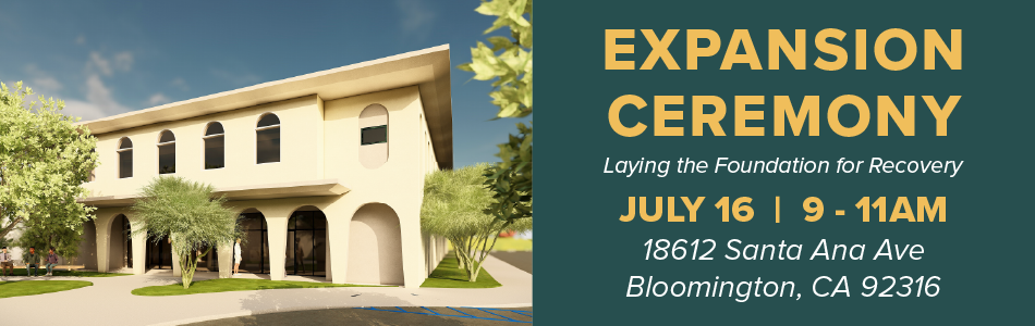 An advertisement for an expansion ceremony on July 16