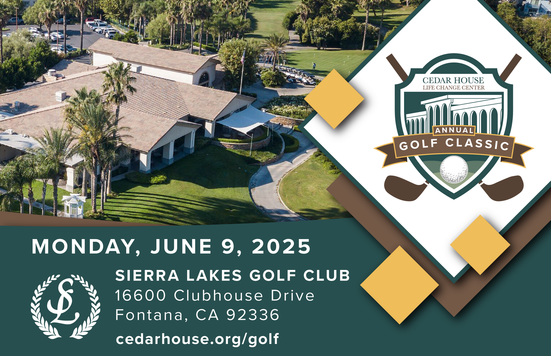 An advertisement for a golf classic at the victoria club