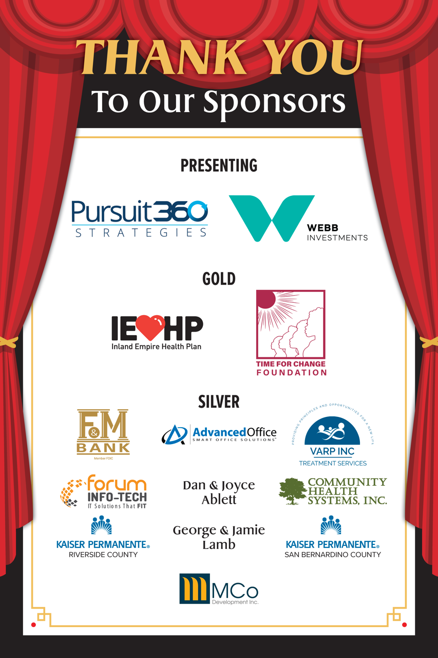 A table of sponsorship levels for a golf tournament.